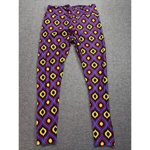 LuLaRoe leggings in a bold, multicolor geometric print Tall And Curvy